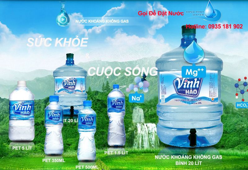 Các loại nước uống tinh khiết