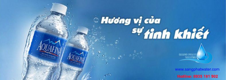 Uống nước suối Aquafina rất tốt cho sức khỏe