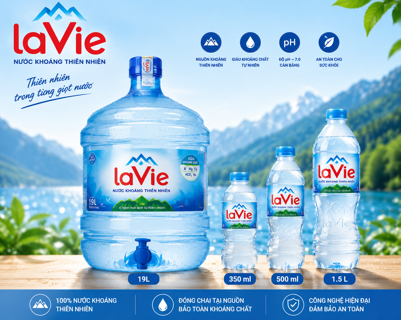 Đa dạng sản phẩm Lavie chính hãng đáp ứng nhu cầu gia đình, văn phòng và doanh nghiệp.