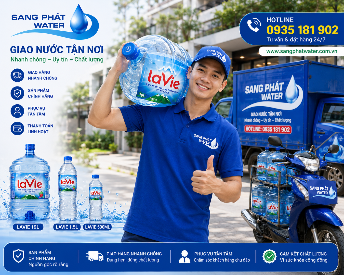 Giao nước tận nhà tại Phường Bình Tây – nhanh chóng, tiện lợi, hỗ trợ tận nơi