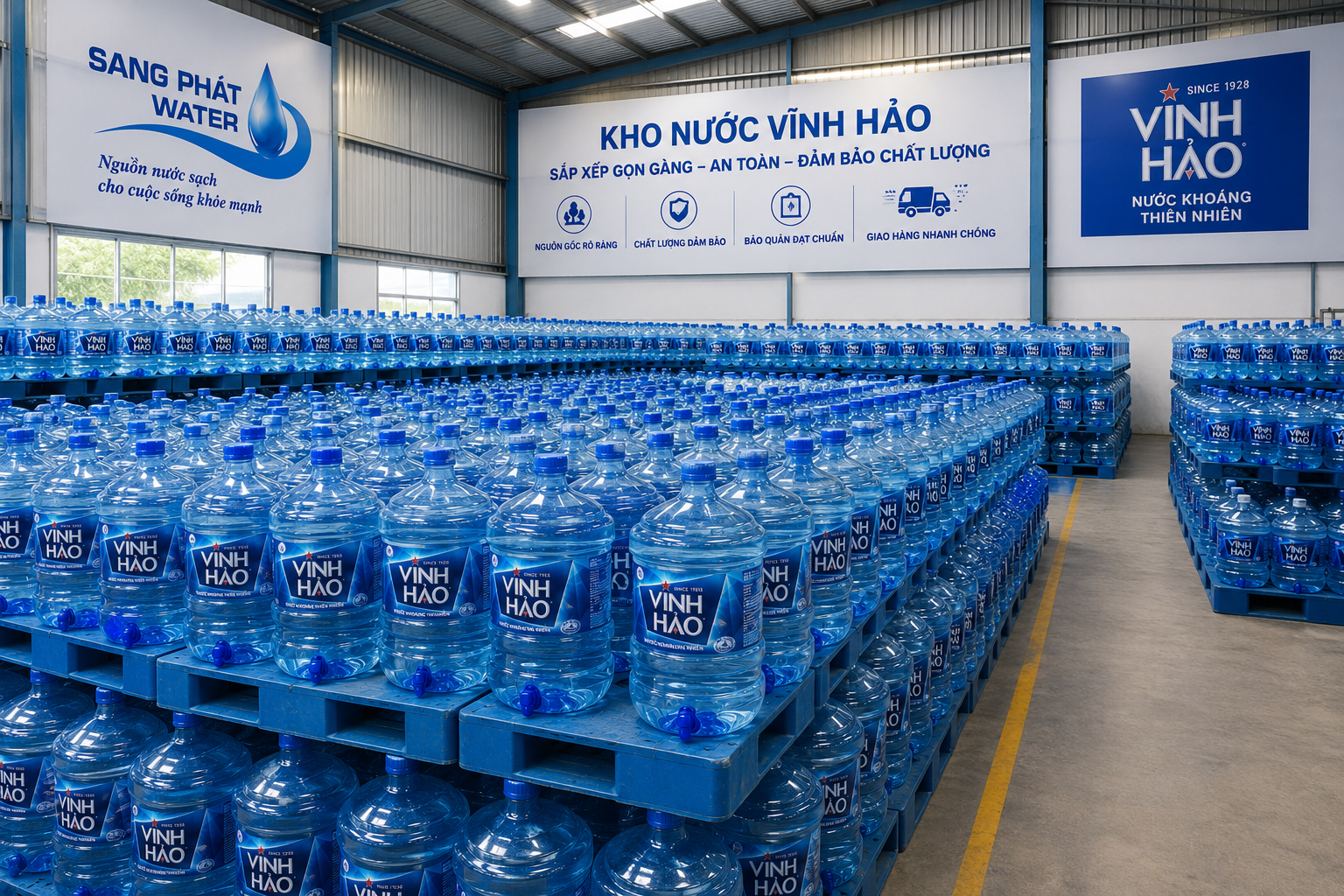 Kho nước Vĩnh Hảo chính hãng luôn sẵn sàng phục vụ khách hàng