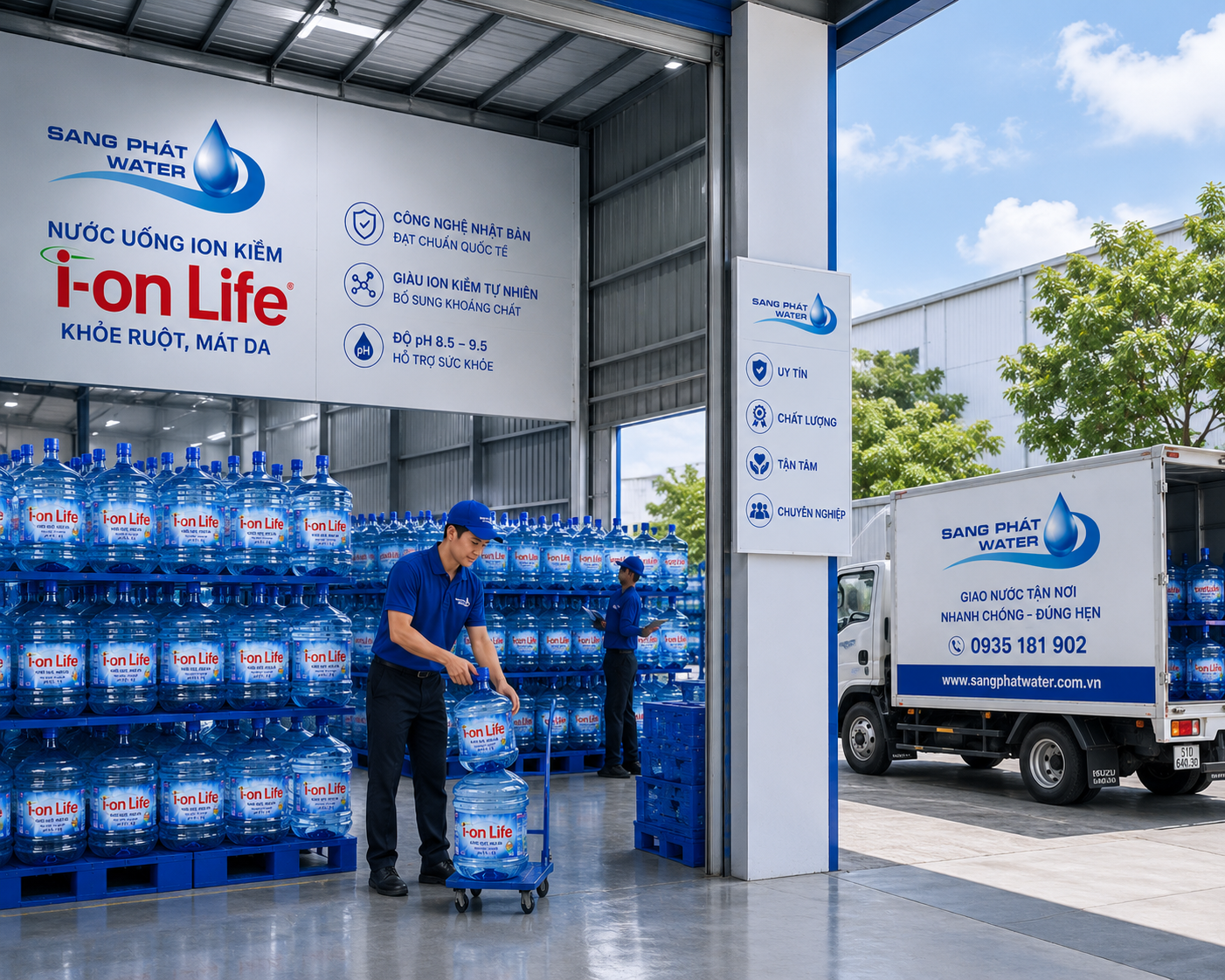 Sang Phát Water – dịch vụ giao nước uy tín, nhanh chóng và chuyên nghiệp tại Phường An Đông.