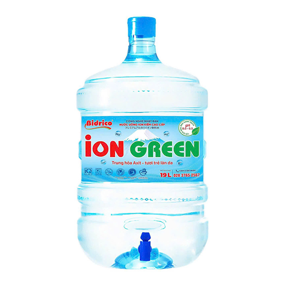 nước bình ion green 19l